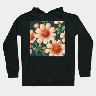 Pink Zinnia Design Hoodie